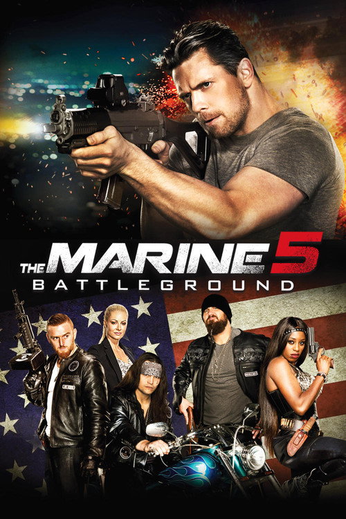 Key art for The Marine 5: Battleground (2017), unanswered on the post-credit question.