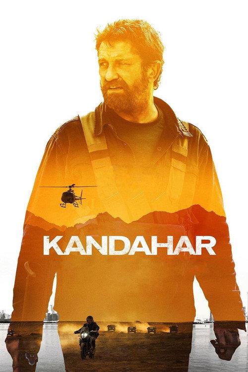 Film artwork for Kandahar (2023), no verdict on the credits.